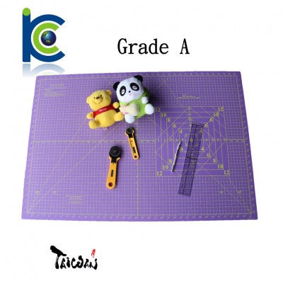 Children school supplies 12 x 18 pvc plastic cutting mats for self healing material